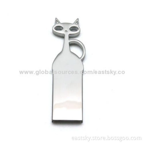 Cat Shape Thumb Drive ESU-C62, 64MB to 32GB Memory Capacity, OEM Orders are WelcomeNew